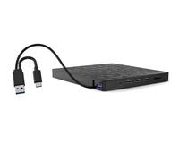 Vocdikficy Grabadora de Unidad de CD/DVD Externa 7 en 1 Reproductor de Unidad de DVD Unidad Óptica con Ranuras SD/TF y USB3.0 Unidad Óptica para PC Portátil