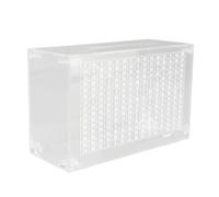 Vocdikficy Hucha Transparente para Niños Adultos,Hucha de Acrílico Transparente, para Adultos con Contador para Meta de Ahorro, 10000