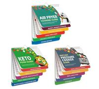 Vocdikficy Juego de 3 Folletos de GuíA de Cocina con Imanes de Hoja de Trucos para Freidora de Aire, Tabla de Tiempos de CoccióN, Folleto de Imanes de Hoja de Trucos