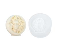 Vocdikficy Molde de Silicona para Vela de Diosa del Sol, Vela de Cara de Diosa de la Luna, Molde de Silicona para Jabón, Pastel, Molde de Chocolate, Molde de Resina de Yeso