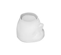 Vocdikficy Molde de Yeso para Cara de Arte 3D, Placa de Almacenamiento DIY, Molde de Silicona para Decoración del Hogar, Molde de de Vela de Silicona de Resina de Hormigón-A