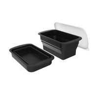 Vocdikficy Molde para Bloques de Hielo de 2 Piezas Extra Grande para BañO de Hielo, Enfriador de BañEra FríA, Molde de Silicona Plegable y Apilable, Bandeja para Hielo,A