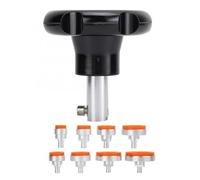 Vocdikficy Removedor de Abridor de Cubierta de Caja de Reloj con SuccióN Tipo Tornillo con Kit 8 Cabezales de Pegamento, Accesorios de Herramientas de ReparacióN de Relojes para Relojeros-A