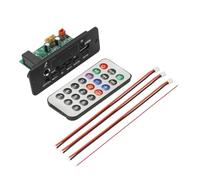 Vocdikficy Reproductor MP3 DC 5V Amplificador 2x5W Placa Decodificadora MP3 Bluetooth Reproductor de Música para Automóvil Radio FM Módulo de Grabación de Llamadas Manos