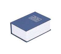 Vocdikficy Seguro para Guardar Dinero y Joyas Que Imita el Aspecto de un Libro y Es para el Hogar y la Oficina (Mini Azul)