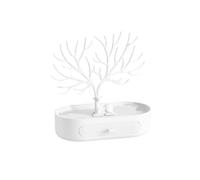 Vocdikficy Soporte para PresentacióN de JoyeríA con Cajones, Soporte de ExhibicióN para Organizador de Joyas, Pendientes y Collares, Estante para JoyeríA con Ciervo,