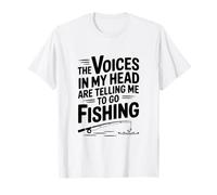 Voces en mi Cabeza me Dicen Que Vaya a Pescar Camiseta