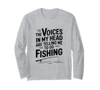 Voces en mi Cabeza me Dicen Que Vaya a Pescar Manga Larga