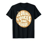 Voces Globales Una Escuela Estilo Retro Camiseta
