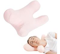 vocheer Almohada Antiarrugas, Cómoda Almohada Alternativa al Plumón para la Cara, Almohadas de Belleza Ajustables que Proporcionan Apoyo para el Cuello y Alivio del Dolor, Diseño Ergonómico Perfecto