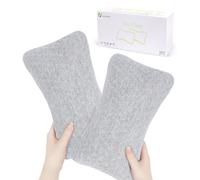 vocheer Almohadas pequeñas para dormir, mini almohada de viaje de 28 x 18 cm, almohadas pequeñas para cuello, muñeca, lumbar y rodilla, almohada para mascotas, algodón, lavable a máquina, gris claro-2