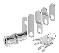 VOCIBO® Candado para Buzón con 4 Llaves, 5 Placas de Cerradura Diferentes, 40 mm, Cerradura de Taquilla con Diámetro 18 mm para Puertas