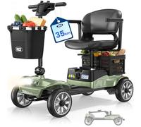 VOCIC D35 Scooter eléctrico Plegable 35km, Doble Cesta 40L, Capacidad 136kg