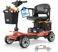 VOCIC D35 Scooter eléctrico Plegable 35km, Doble Cesta 40L, Capacidad 136kg