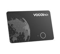 VOCOlinc Android Air Tag Card 1 Pack, Recargable Wallet Tracker Tarjeta 1.6mm Slim Compatible con Google Localizador o iOS Apple Buscar App, Buscador de Objetos para Cartera, Maletas, Pasaporte