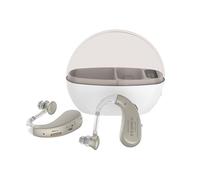 VOCOMAXA Solo Audio - Detrás de la oreja, estuche de carga, USB-C, listo para usar durante el día, optimizado para sonido y cómodo