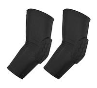 VOCOSTE 2uds Codo Soporte, Compresión Soporte Manguito para Articulación, Codo Almohadilla Manguito para Mujeres Hombres Negro Medio