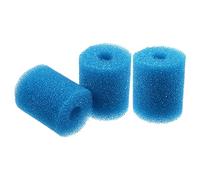 VOCOSTE 3uds Acuario Pre Filtro Espuma Rollo, Acuario Espuma Esponja Rollo Admisión Filtro Cubierta Accesorios para Pez Tanque, Azul, 7,5x6,5x2cm