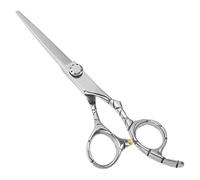 VOCOSTE Tijeras Corte Pelo, 6.5 Pulgadas Tijeras Pelo Tijeras Profesional Peluquero para Peluquería Afeitadora Filo, Pelo Corte Cizalla con Vid Patrón Mango