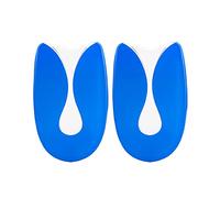 VOCUE 1 par de talones de gel en forma de U, protector de talón, almohadilla acolchada para el talón, plantilla ortopédica para aliviar el espolón