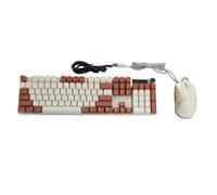 VOCUE 104 teclas de teclado mecánico para juegos y mouse, juego de núcleos retroiluminados para entretenimiento en el hogar