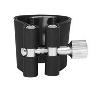 VOCUE Abrazadera de cuero para saxofón de ajuste de un solo tornillo, abrazadera de saxofón, ligadura adecuada para boquilla de saxofón