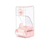 VOCUE Comederos automáticos para pájaros, comedero transparente para pájaros, contenedor de semillas con soporte y bandeja de tamizado, comederos automáticos para pájaros