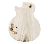 VOCUE - Cuerpo de repuesto para guitarra eléctrica, cuerpo de arce sin acabar, guitarra de madera para piezas de guitarra