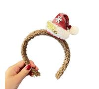 VOCUE Diadema festiva para Nochebuena, tocado con clip para el pelo, para adultos y niños, disfraz de fiesta para todas las edades