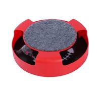 VOCUE Divertido juguete de circuito de pista de ratón, juguete interactivo para gatos para mascotas de interior, divertido juguete de ratón con pista de juguete