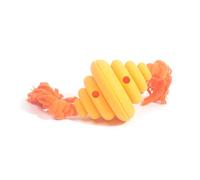 VOCUE Juguete de cuerda de nudo para perros, dispensador de alimentos, fugas de alimentos, juguete interactivamente para entrenamiento de dentición de boca de mascotas