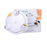 VOCUE Juguetes Mascotas, Juguete interactivo para gatos de interior, juguete eléctrico para atrapar ratones, juguete para correr, juguete de ejercicio para estimular la caza