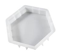 VOCUE Molde de silicona hexagonal grande y pequeño para conservar flores, boda, día de San Valentín