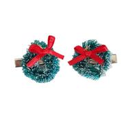 VOCUE Pinzas para el pelo para decoración de Navidad, lazo, corona, horquilla para el pelo, clip lateral, suministros para fiestas