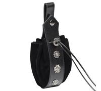 VOCUE Riñonera medieval de piel sintética con cordón, portátil, vintage, para eventos de fantasía, fiesta de cosplay