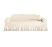 VOCUE Seersuckers - Funda elástica para sofá de sala de estar, sillón de 1/2/3 asientos, sofá esquinero Cov