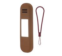 VOCUE Soporte para brochas de maquillaje de viaje, estuche portátil de silicona para brochas de maquillaje, cepillo de maquillaje suave, caja de brochas de maquillaje con