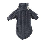 VOCUE Suéter de invierno para perro, ropa cálida para perros pequeños, cuello alto, resistente al viento, ropa para mascotas, gatitos, gatos, suéter de Navidad