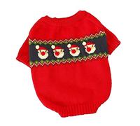 VOCUE Suéter de Navidad para perro y gato, resistente al viento, para mascotas, gatitos, ropa cálida de invierno para perros pequeños y grandes