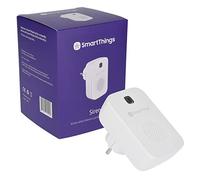 Vodafone - Sirena Sercomm V-Home, Sirene ZB, Conexión con Dispositivos SmartThings, 30-45m de Alcance, hasta 85 Decibelios, con Luz Roja, 140 g, Color Blanco