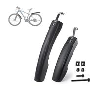 VODHXA Guardabarros de Bicicleta para Bianchi Via Nirone 7 C2C 2009, Espesa Widen Guardabarros, Ajustable Guardabarros Bicicleta Delantero y Trasero 24-29 Pulgadas,B