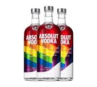 Vodka Absolut Rainbow 70 cl (Caja de 3 Botellas de 70 cl)