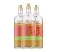 Vodka Absolut Sensations 1 L (Caja de 3 Botellas de 1 L)