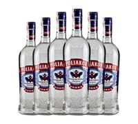 Vodka Bardinet Poliakov Botella Misil 1 L (Caja de 6 Botella Misil de 1 L)