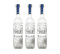 Vodka Belvedere Pure 175 estilado premium selección gourmet - 3 Botellas x 175 cl