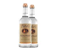 Vodka Fifth Generation Tito's Handmade Botella Misil 1 L (Caja de 2 Botella Misil de 1 L)