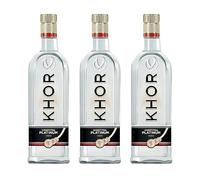 Vodka Khor Platinum destilado premium selección gourmet - 3 Botellas x 70 cl