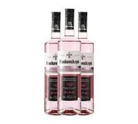 Vodka Moskovskaya Pink 70 aja de 3 Botellas de 70 cl)