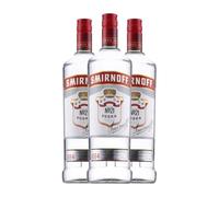 Vodka Smirnoff Nº 21 1 L (Caja de 3 Botellas de 1 L)