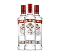 Vodka Smirnoff Red Label 70 cl (Caja de 3 Botellas de 70 cl)